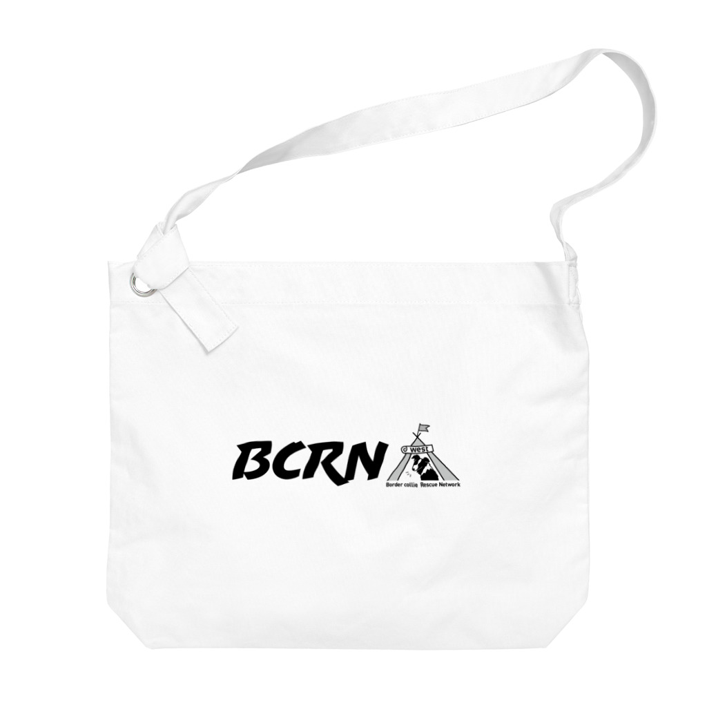 BCRN-westのBCRN-westオリジナルロゴ黒横 ビッグショルダーバッグ