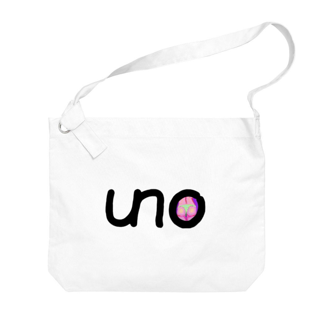 unoのUNOロゴ×ドットビキニヒップ Big Shoulder Bag