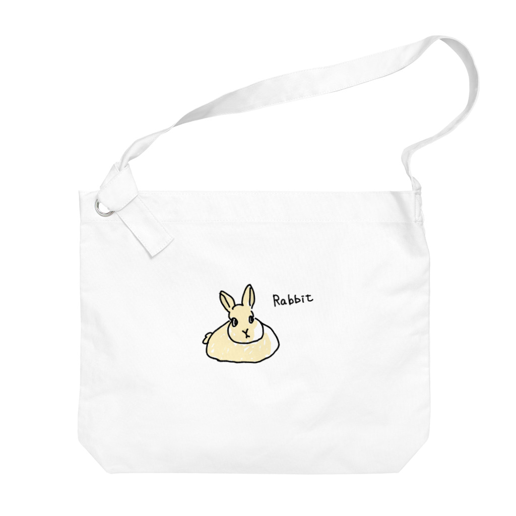 MacasのRabbitくん Big Shoulder Bag