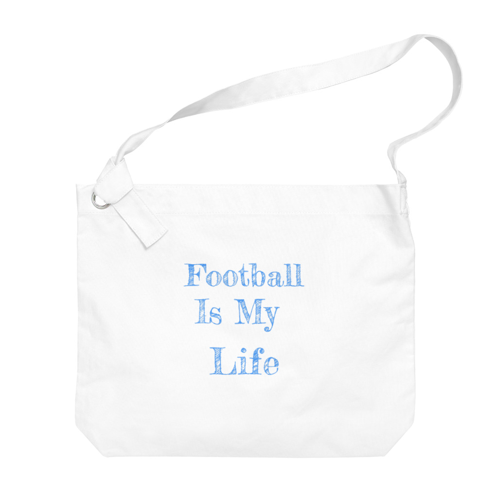 Anna’s galleryのFootball Is My Life Big Shoulder Bag