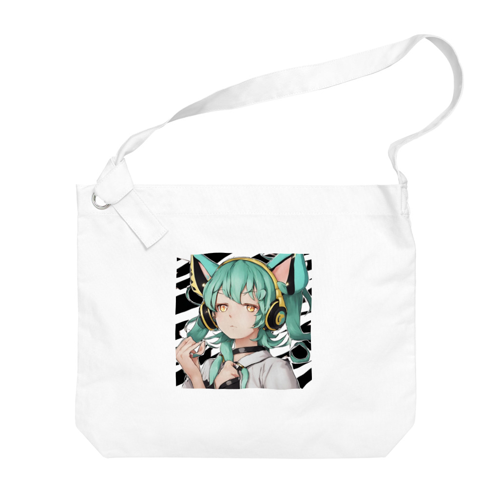 VOCALOID風な商品をのVOCALOID風 猫耳ちゃん Big Shoulder Bag