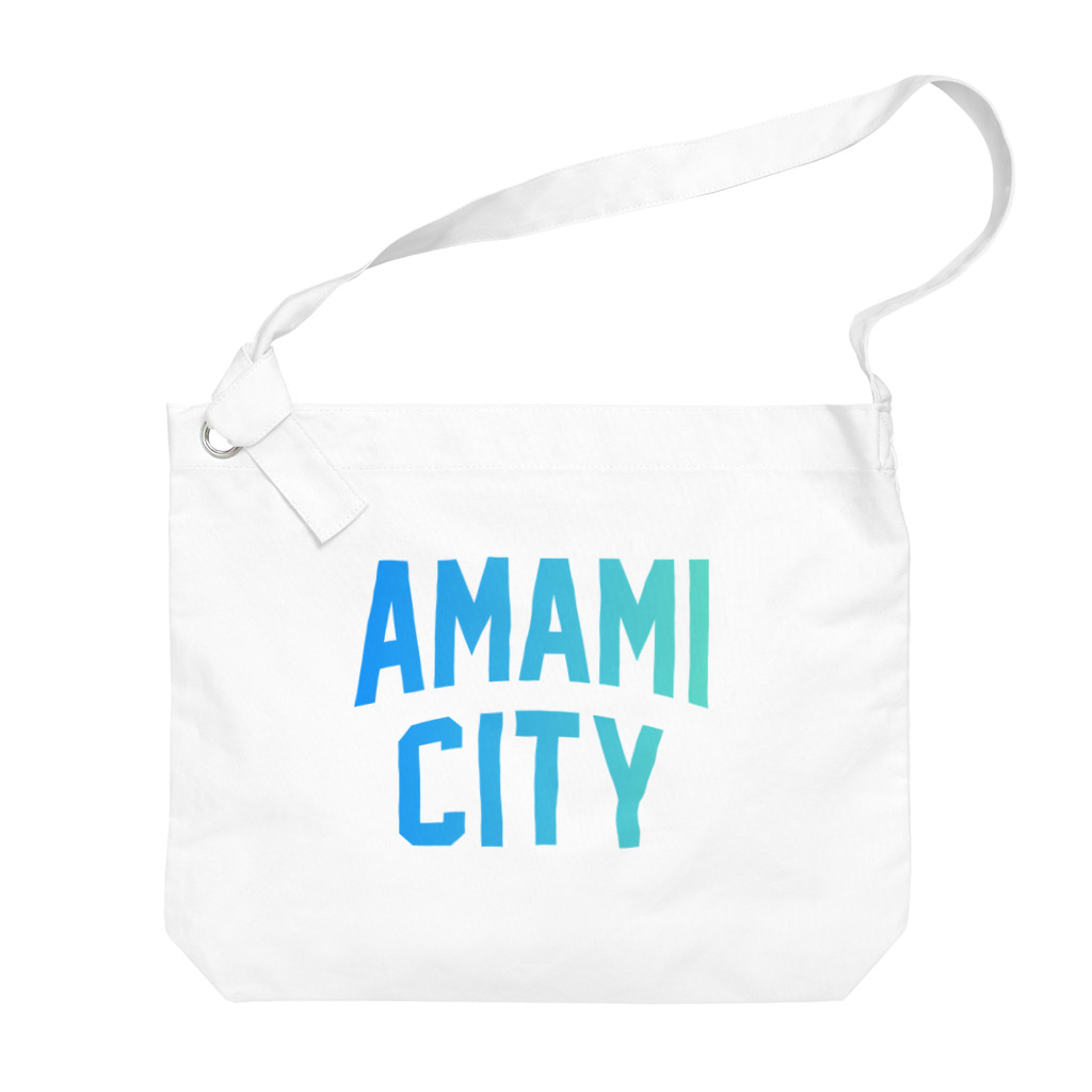 JIMOTOE Wear Local Japanの奄美市 AMAMI CITY Big Shoulder Bag