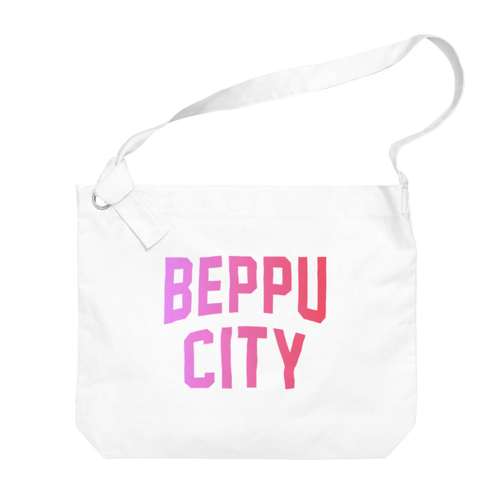 JIMOTOE Wear Local Japanの別府市 BEPPU CITY Big Shoulder Bag