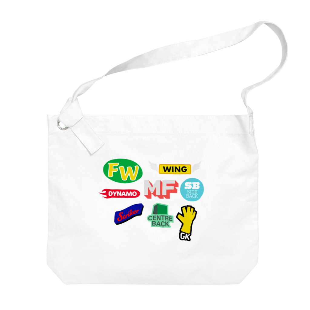 KAWAGOE GRAPHICSのサッカーワッペン Big Shoulder Bag