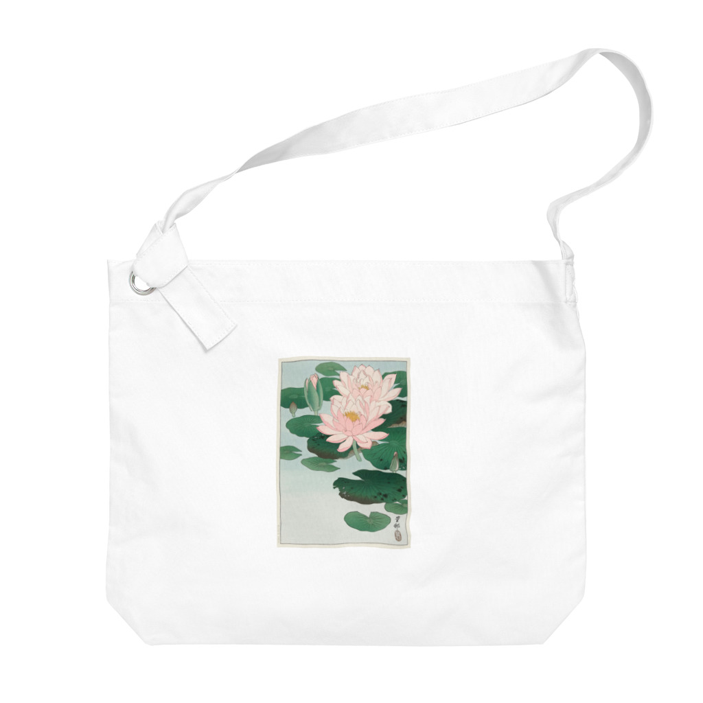 MUGEN ARTの小原古邨　睡蓮　Ohara Koson / Water Lilies Big Shoulder Bag