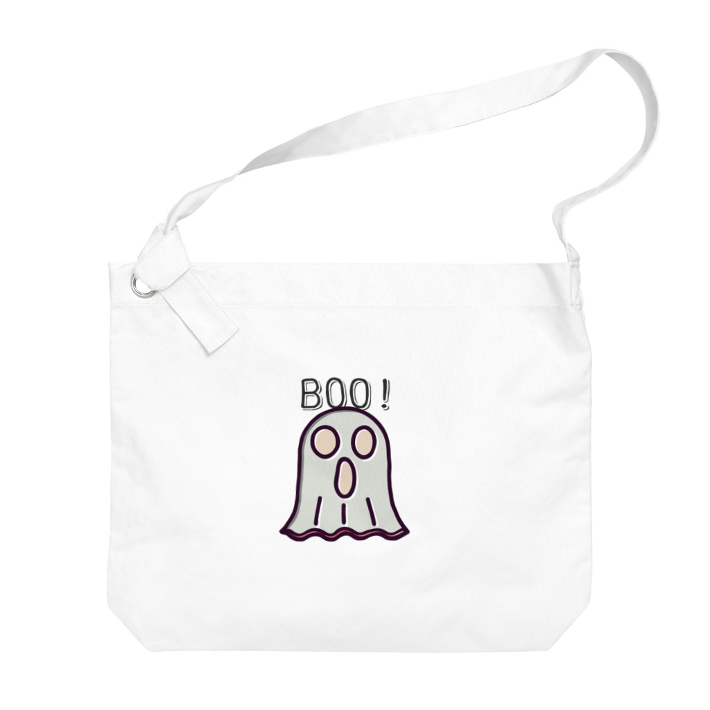 floppybiboのハロウィンの幽霊1 Big Shoulder Bag