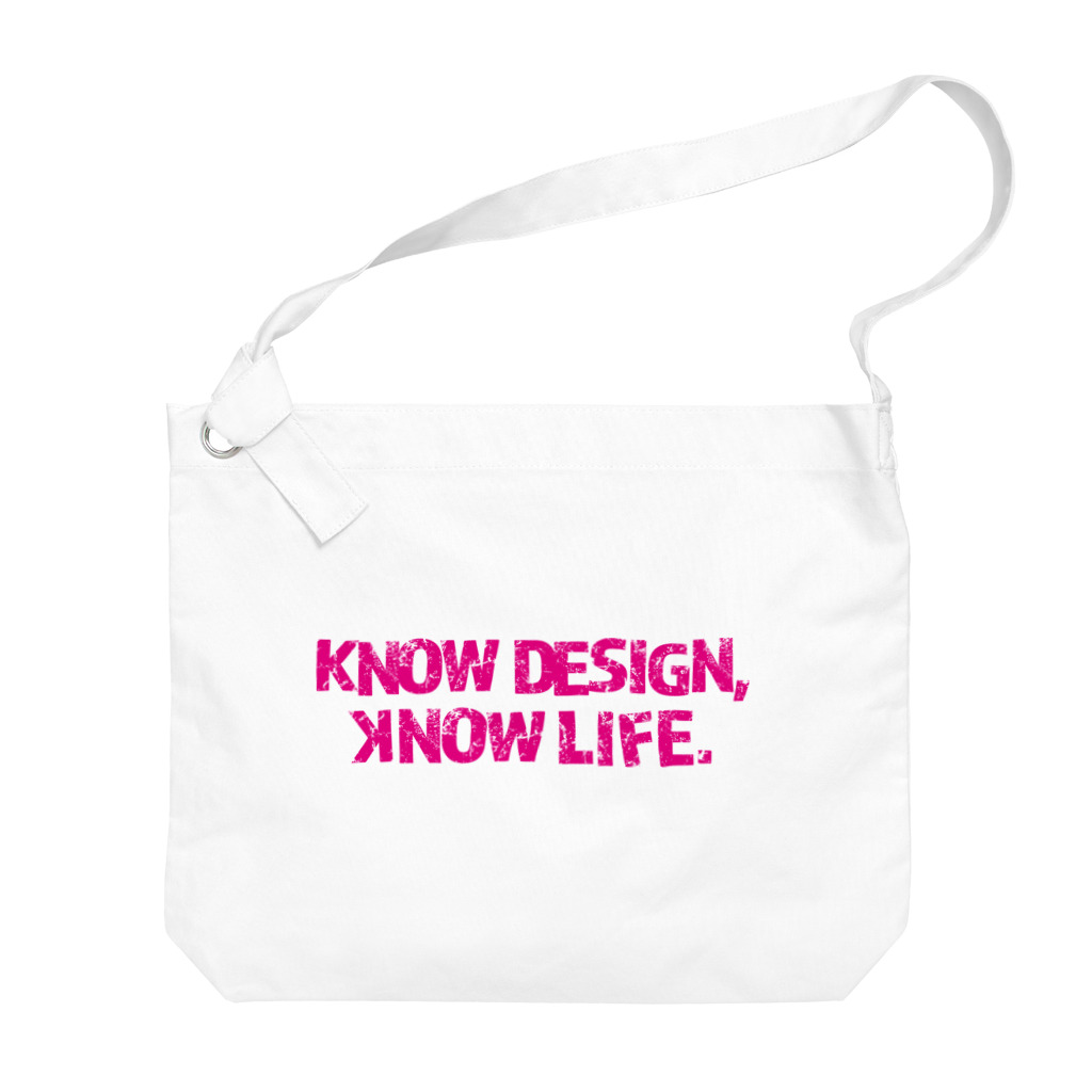 こっしー / art directorのKNOW DESIGN, KNOW LIFE. ピンク ビッグショルダーバッグ