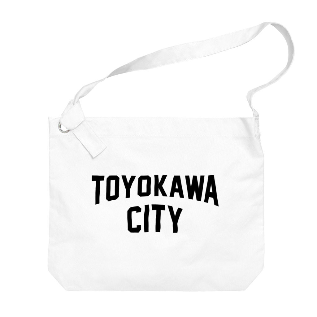 JIMOTOE Wear Local Japanの豊川市 TOYOKAWA CITY ビッグショルダーバッグ