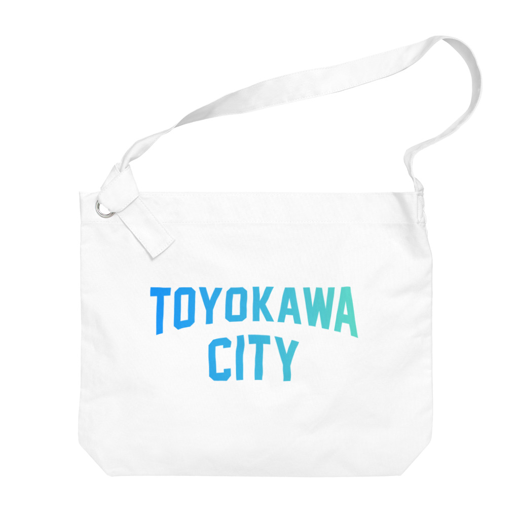 JIMOTOE Wear Local Japanの豊川市 TOYOKAWA CITY Big Shoulder Bag