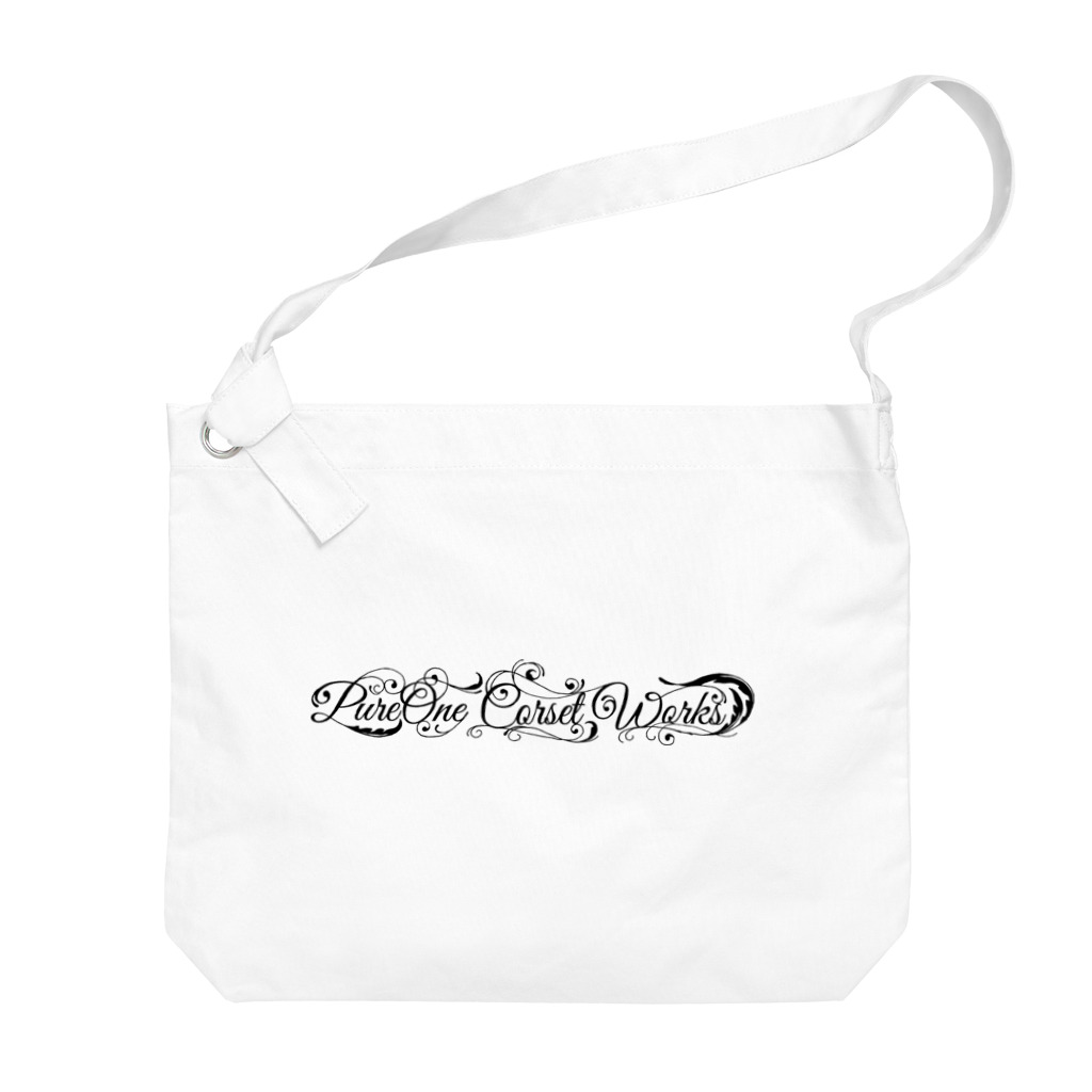 ピュアワン コルセット ワークスのロゴ（横文字） Big Shoulder Bag