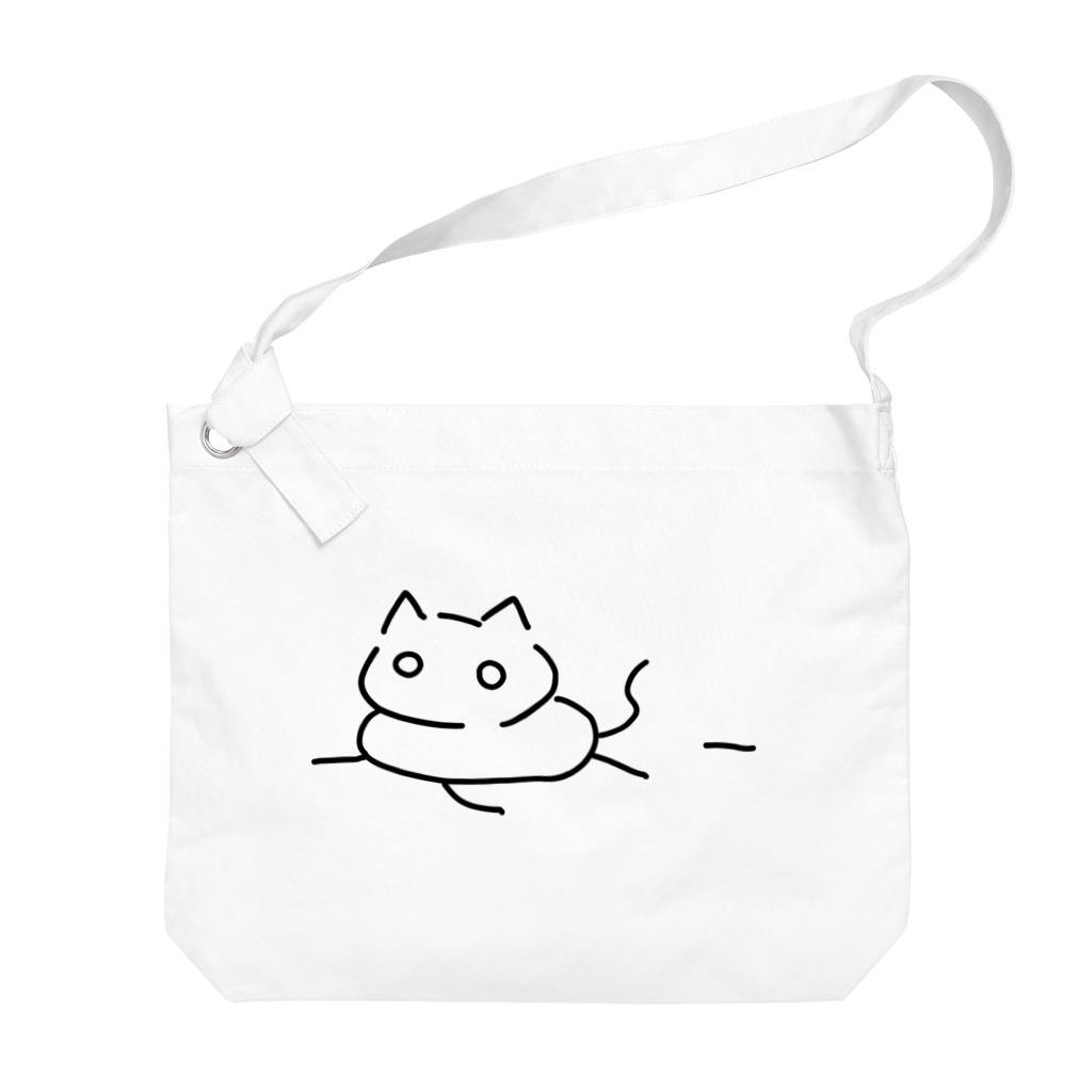 いぬい商店のあしがとれたねこ Big Shoulder Bag