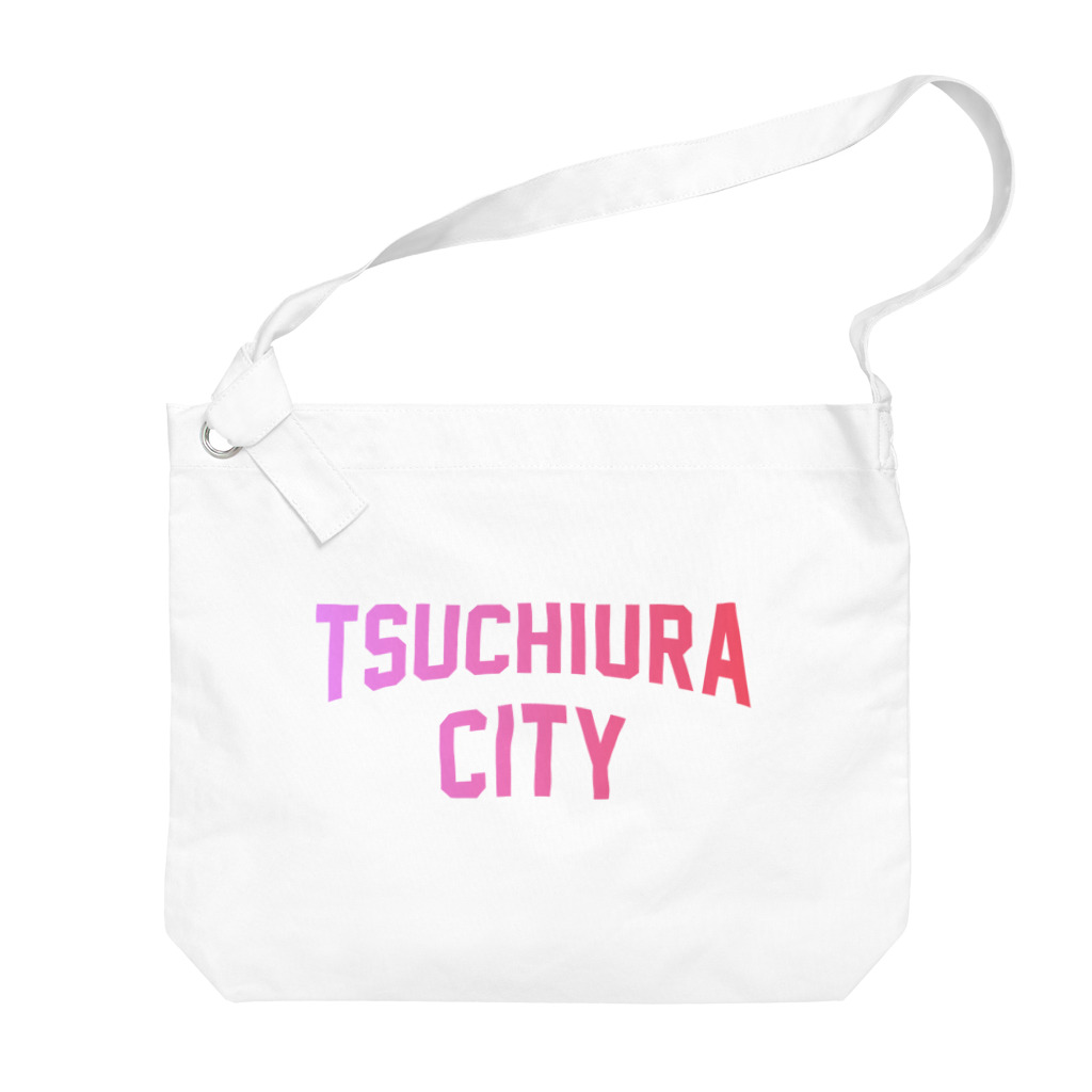 JIMOTOE Wear Local Japanの土浦市 TSUCHIURA CITY ロゴピンク Big Shoulder Bag