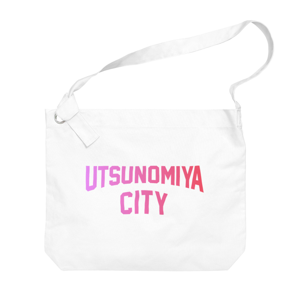 JIMOTOE Wear Local Japanの宇都宮市 UTSUNOMIYA CITY Big Shoulder Bag