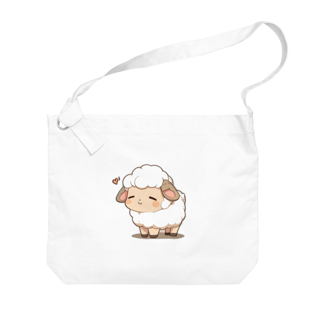 ちょっといいSHOPのちびアニマル（ひつじ） Big Shoulder Bag