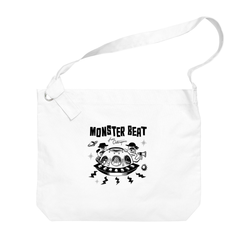 Marinko's Monster ShopのMonster Beat From Outer Space Big Shoulder Bag