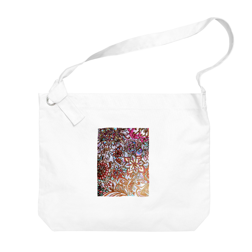 Meme07のFlowerGarden Big Shoulder Bag