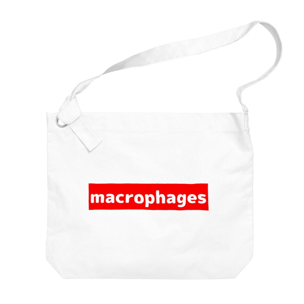 十織のお店のmacrophages Big Shoulder Bag