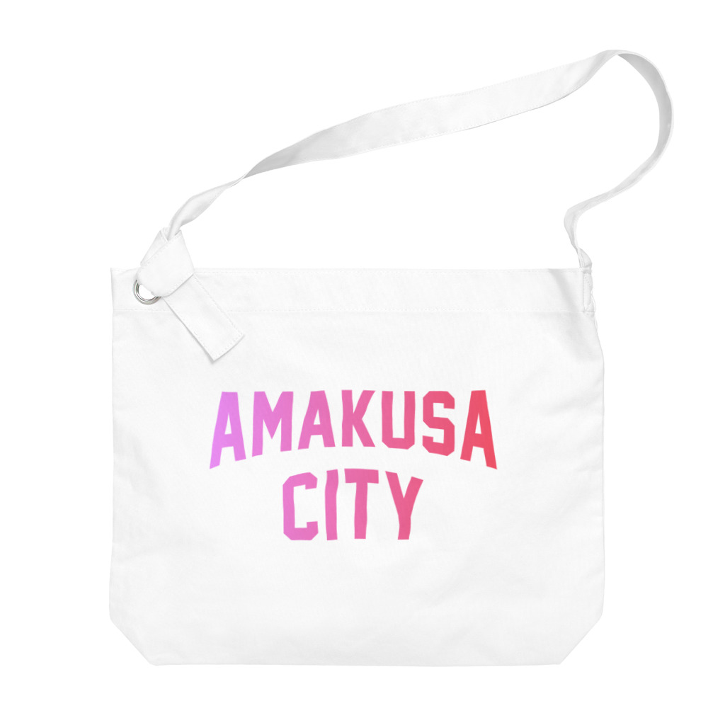 JIMOTOE Wear Local Japanの天草市 AMAKUSA CITY Big Shoulder Bag