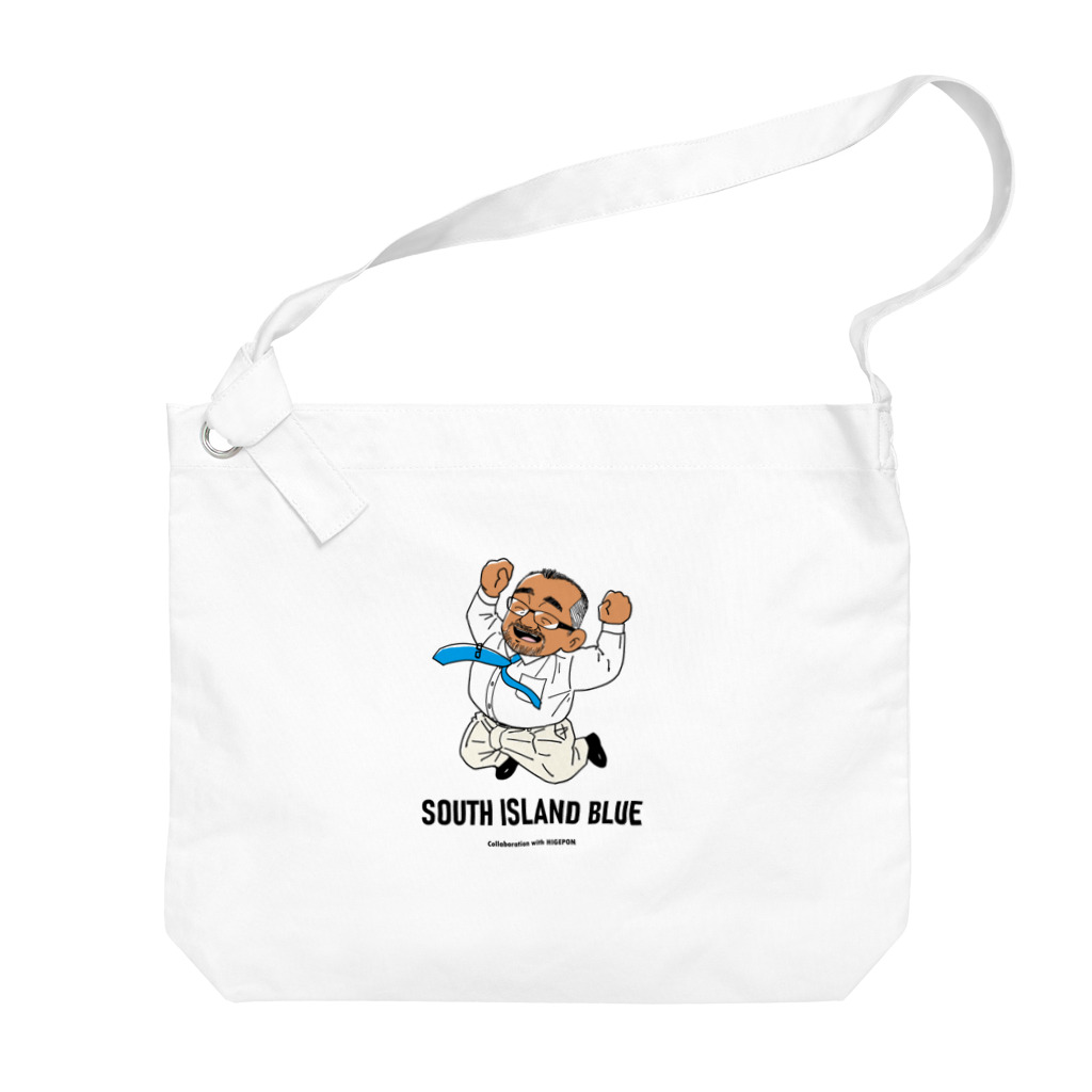 SOUTH ISLAND BLUE 沖縄店の日焼けヒゲポンシリーズ Big Shoulder Bag