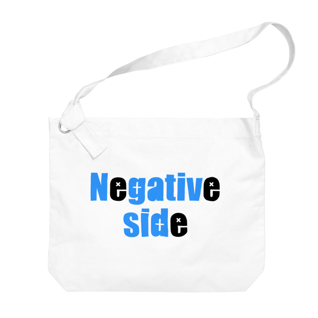 Negative sideのNegative side BLUE ビッグショルダーバッグ