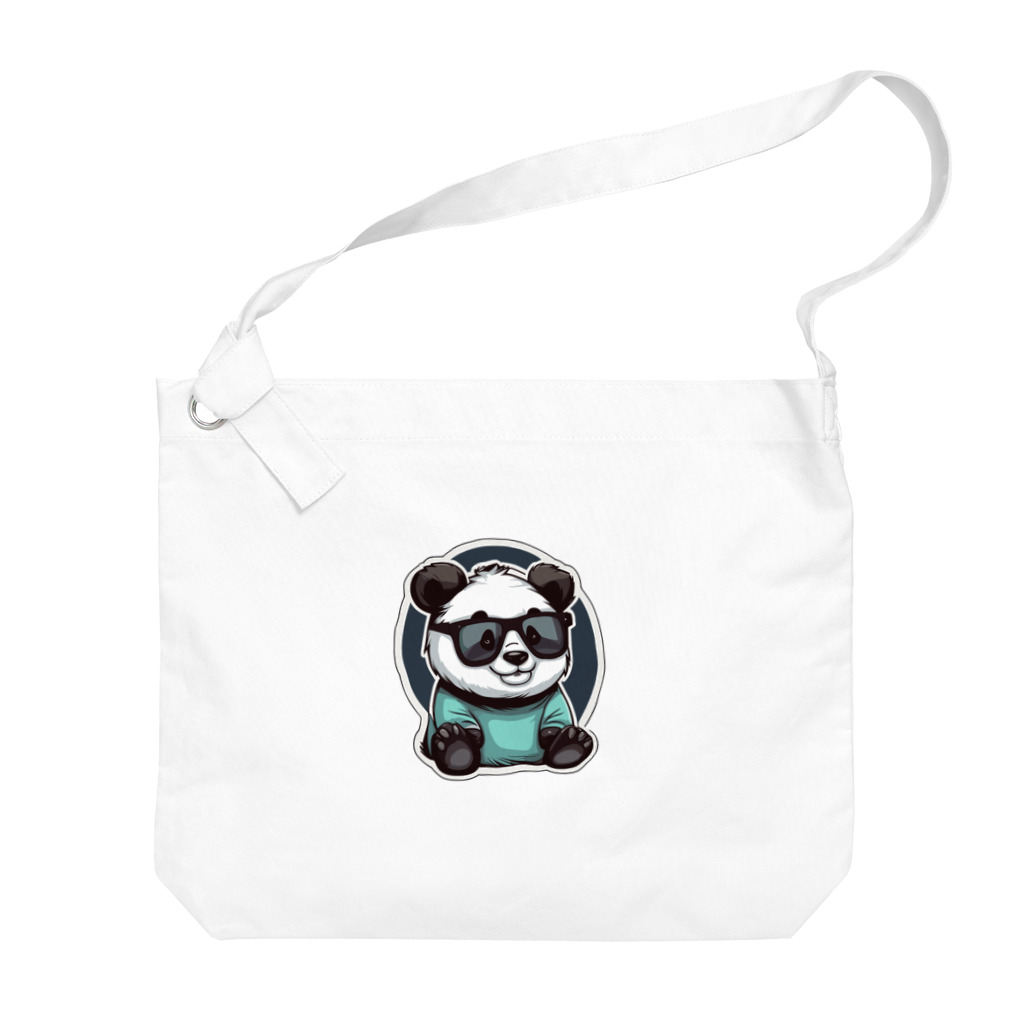 Sticker-Jrのぐらさんぱんだ3 Big Shoulder Bag