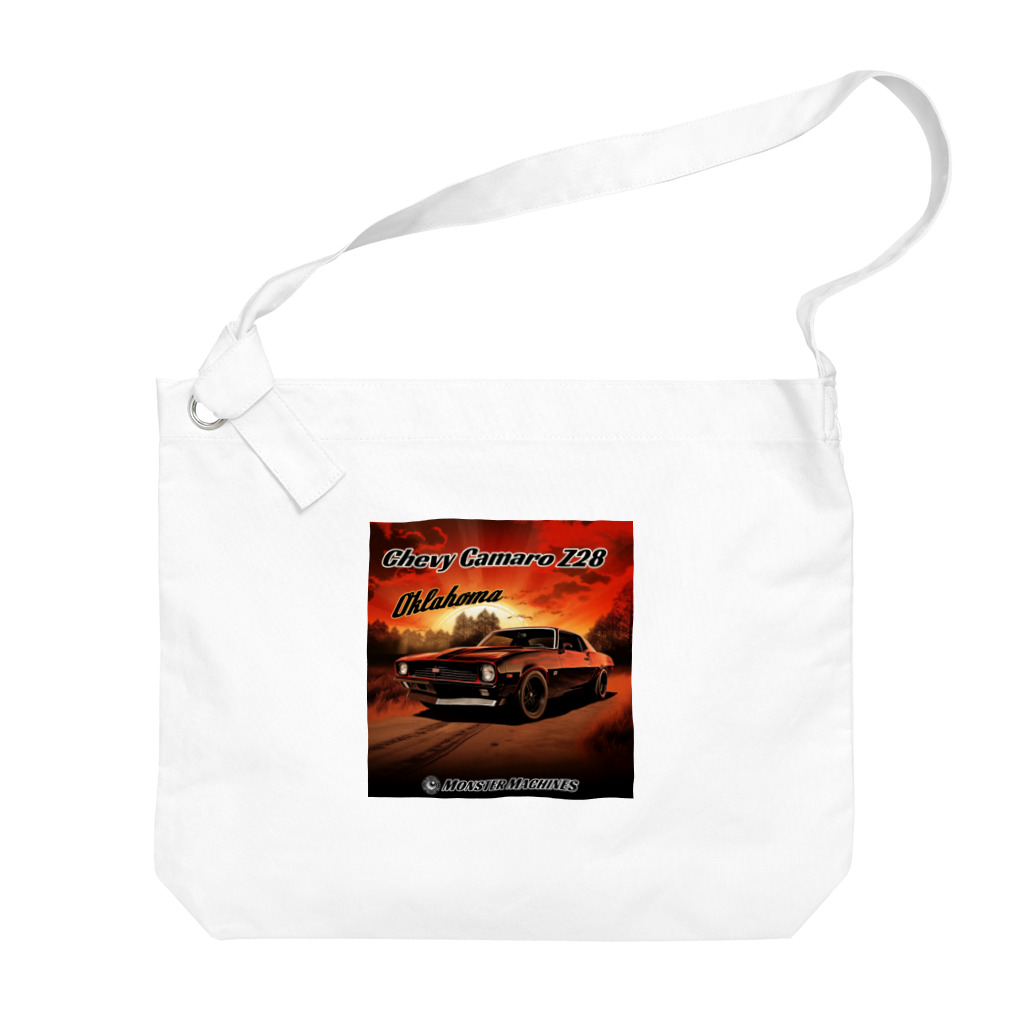 ｱｰﾄｷﾞｬﾗﾘｰ こっそり堂 (笑のChevy Camaro Z28 Oklahoma モンスターマシーン Big Shoulder Bag