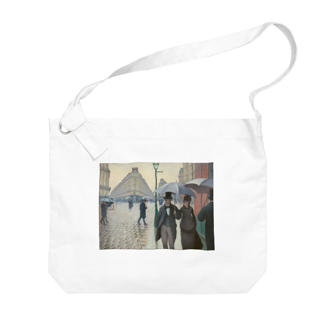 世界美術商店のパリの通り、雨 / Paris Street; Rainy Day Big Shoulder Bag