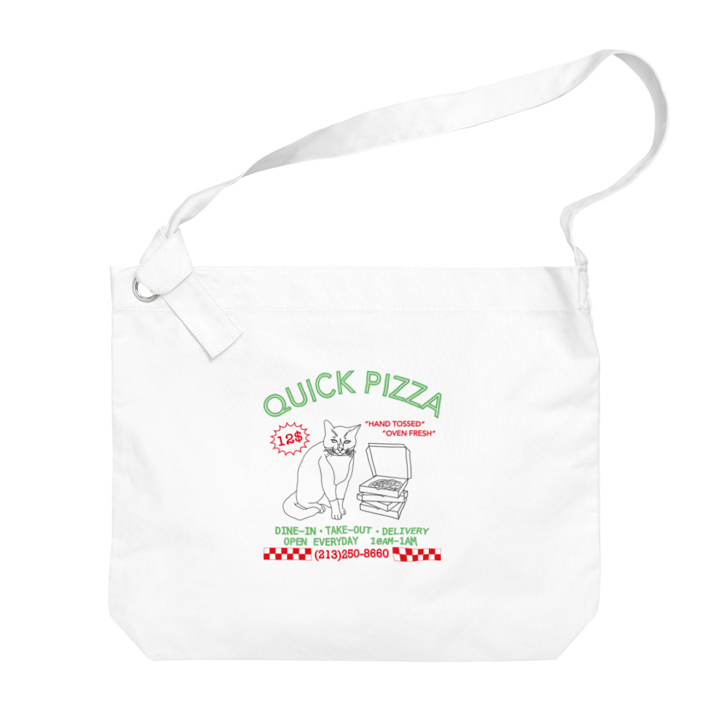 野良猫中華飯店のQUICK PIZZA UNIFORM Big Shoulder Bag