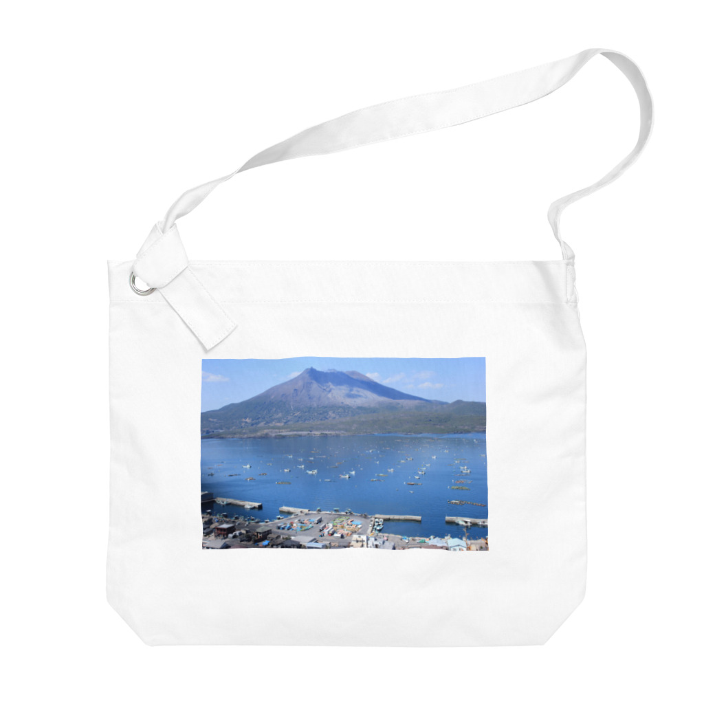 Barika7519の鹿児島　桜島風景 Big Shoulder Bag