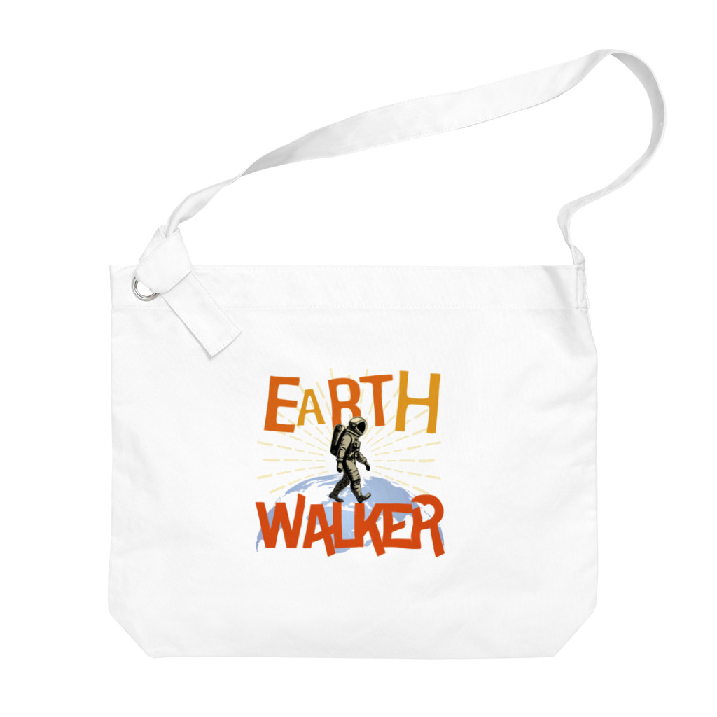 FOOF DESIGN のEARTH WALKER （地球歩行士）【英語バージョン】 Big Shoulder Bag