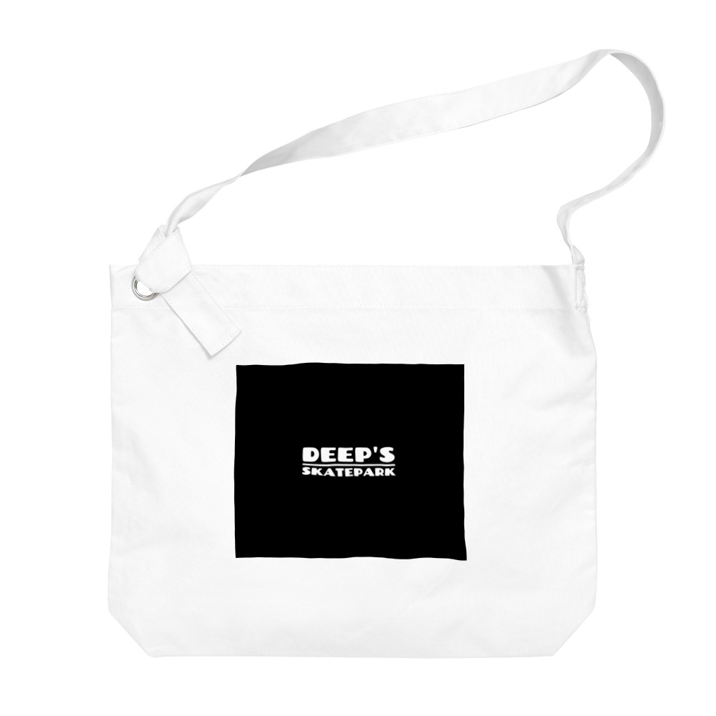 DEEP'S SKATEPARKのDeeps_Black Big Shoulder Bag