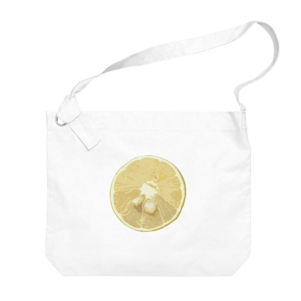 NORITAMAのLemon　レモン輪切り Big Shoulder Bag