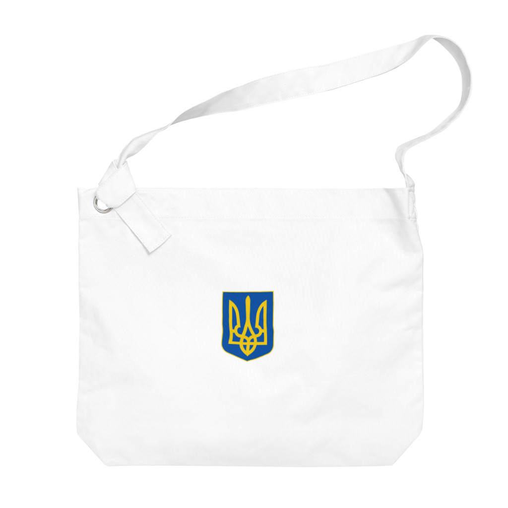 puikkoの国章　ウクライナ Big Shoulder Bag