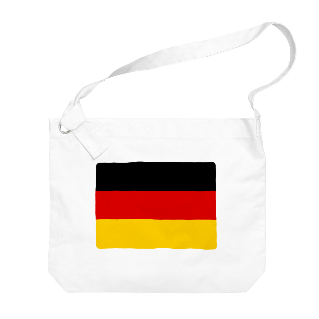 お絵かき屋さんのドイツの国旗 Big Shoulder Bag