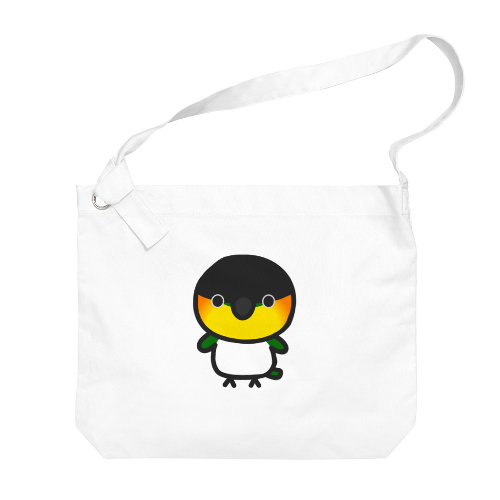 いんこ屋堂のズグロシロハラインコ Big Shoulder Bag