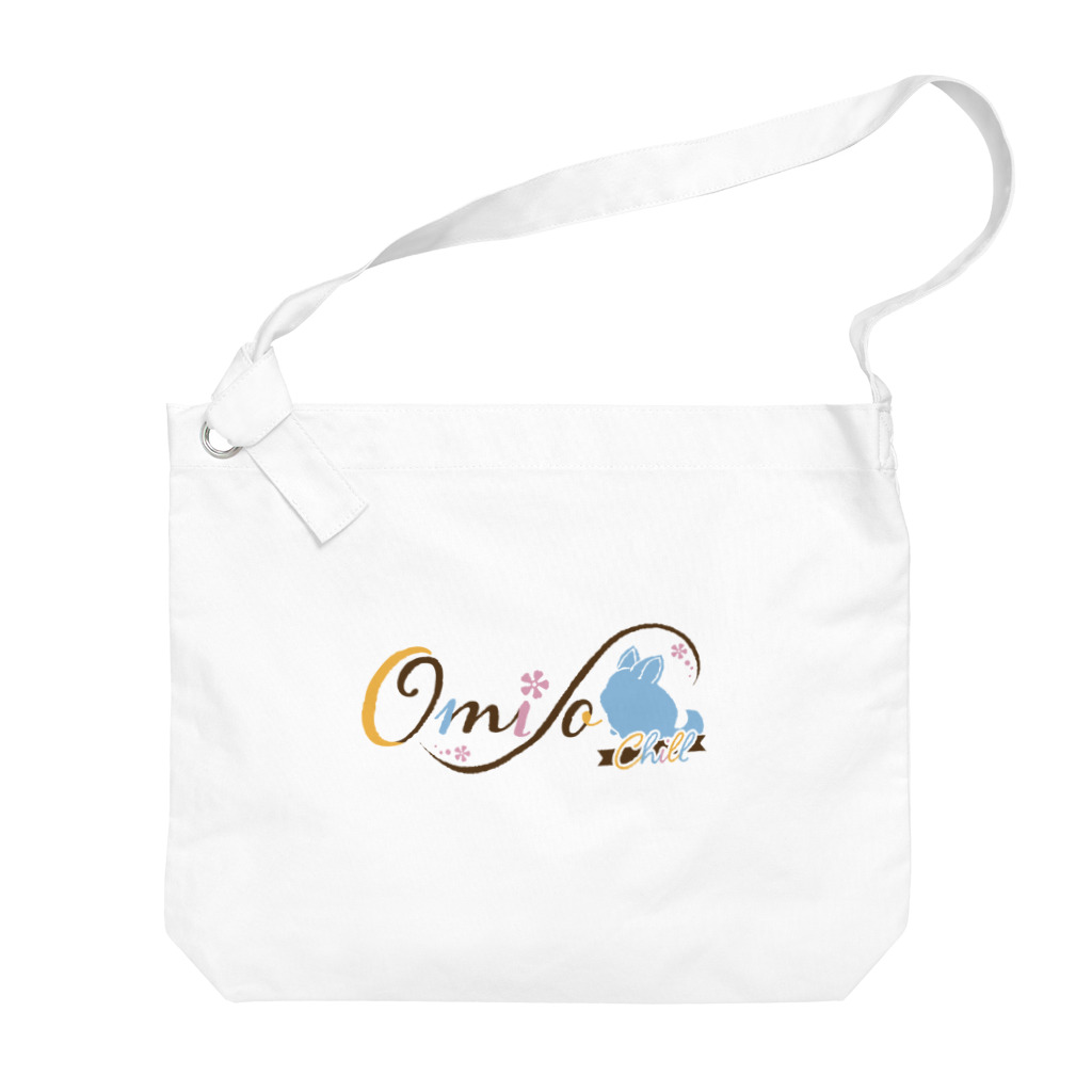 OmisoChillの<OmisoChill> チンチラロゴ おみそ ver Big Shoulder Bag