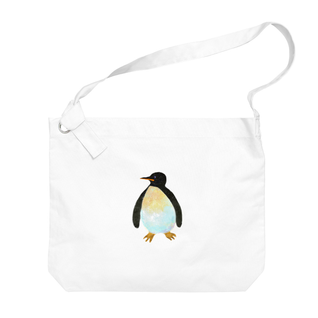 悟りねこ・にゃんぽんのペンギンさん Big Shoulder Bag