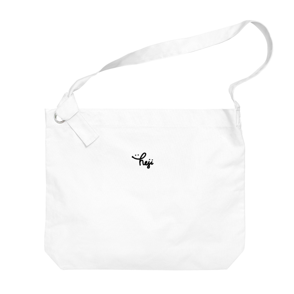 KAMI STOREのhejiサインロゴ(黒) Big Shoulder Bag