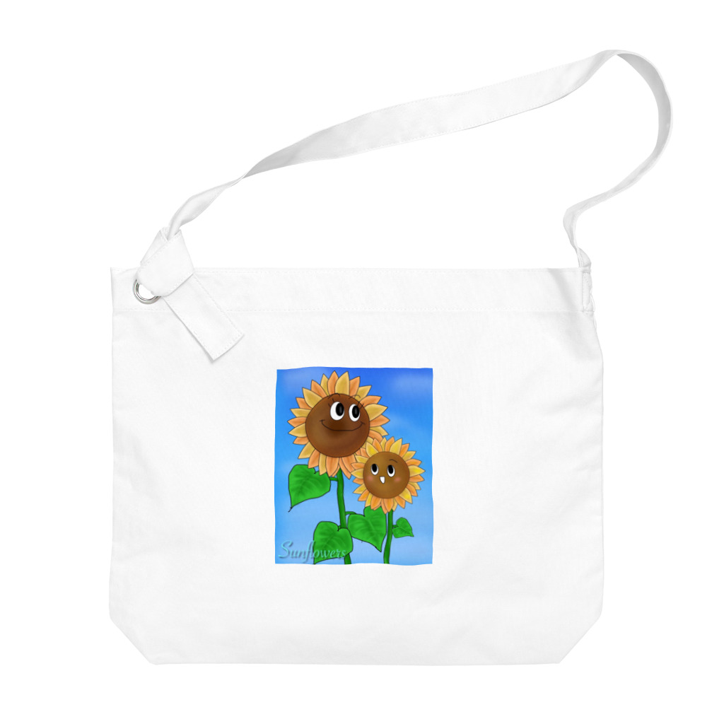 Charlie Whiteのsunflowers Big Shoulder Bag