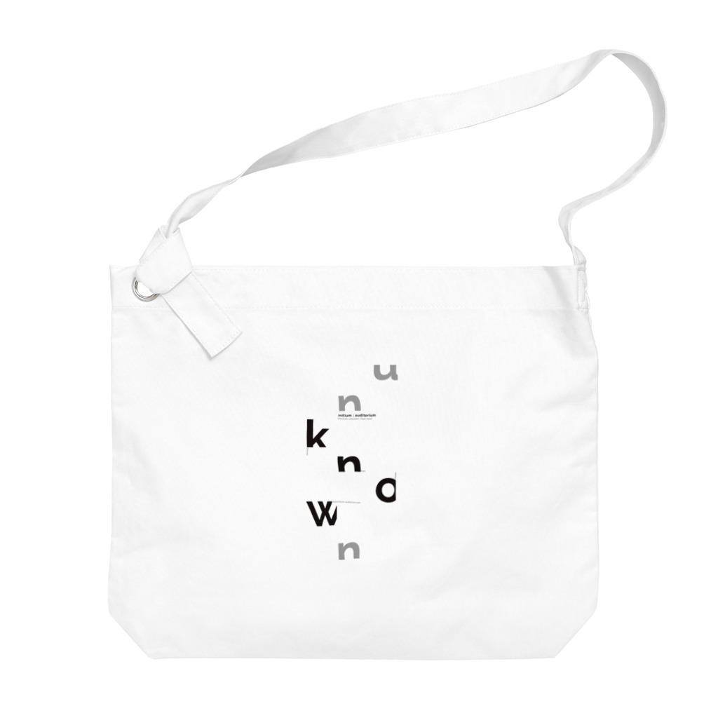 initium ; auditorium / イニツィウム・オーディトリウムのinitium ; auditorium フライヤーデザイン Big Shoulder Bag