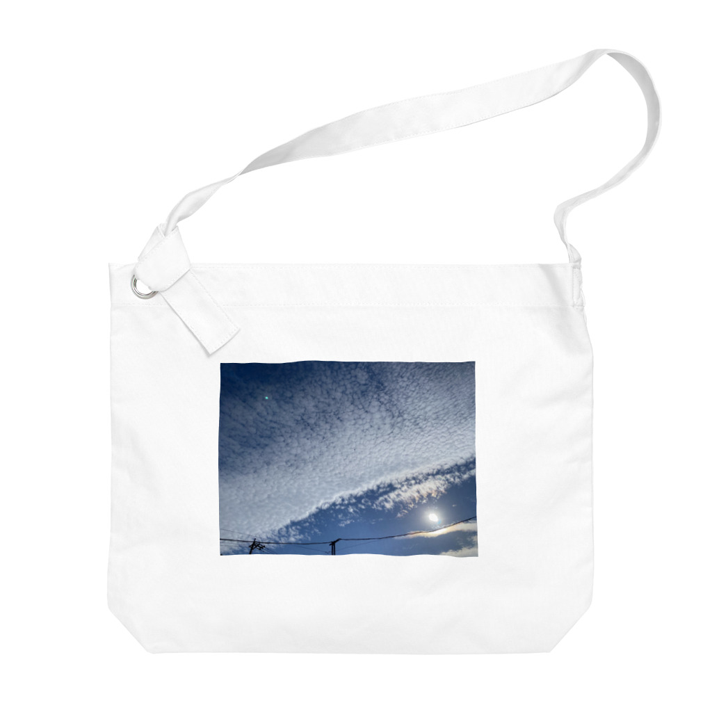 花畑写真館🌷の#3 大空と雲 ビッグショルダーバッグ