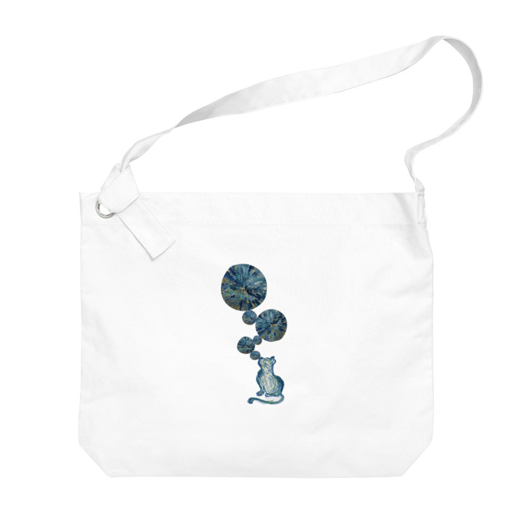 T.A.G 【TAKUTO Art Gallery】のBubble Cat Big Shoulder Bag