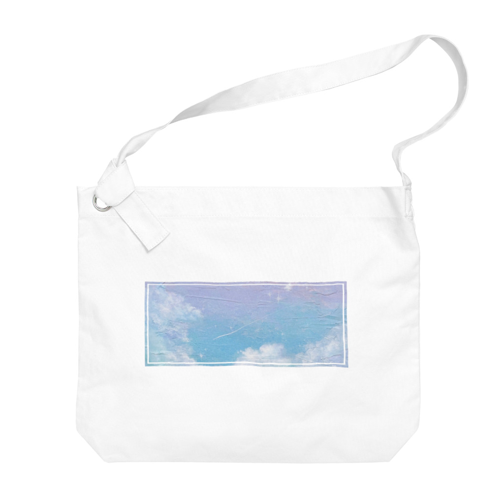 麗しの空/麗-Lei-の麗しの空　フォトフレームデザイン Big Shoulder Bag