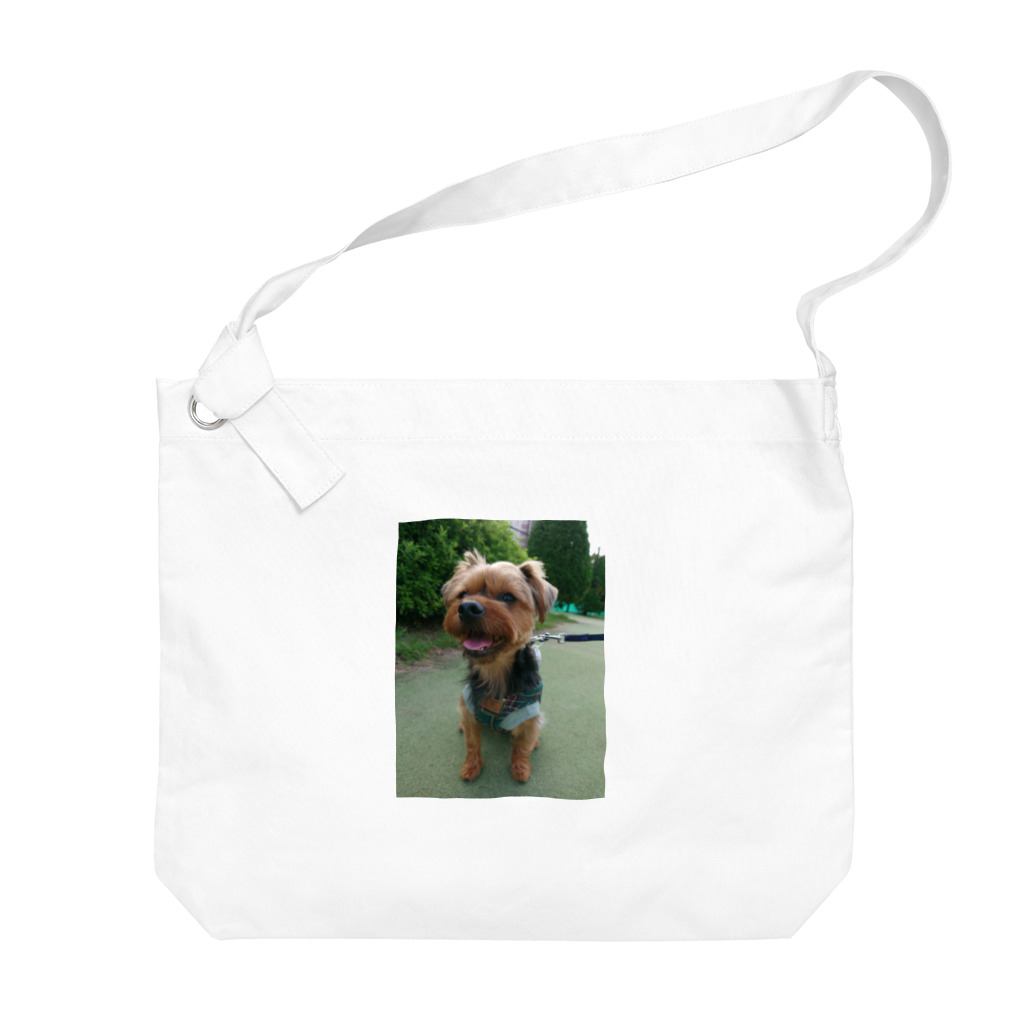 ミステリーキャラクターズのたれみみヨーキー犬 Big Shoulder Bag