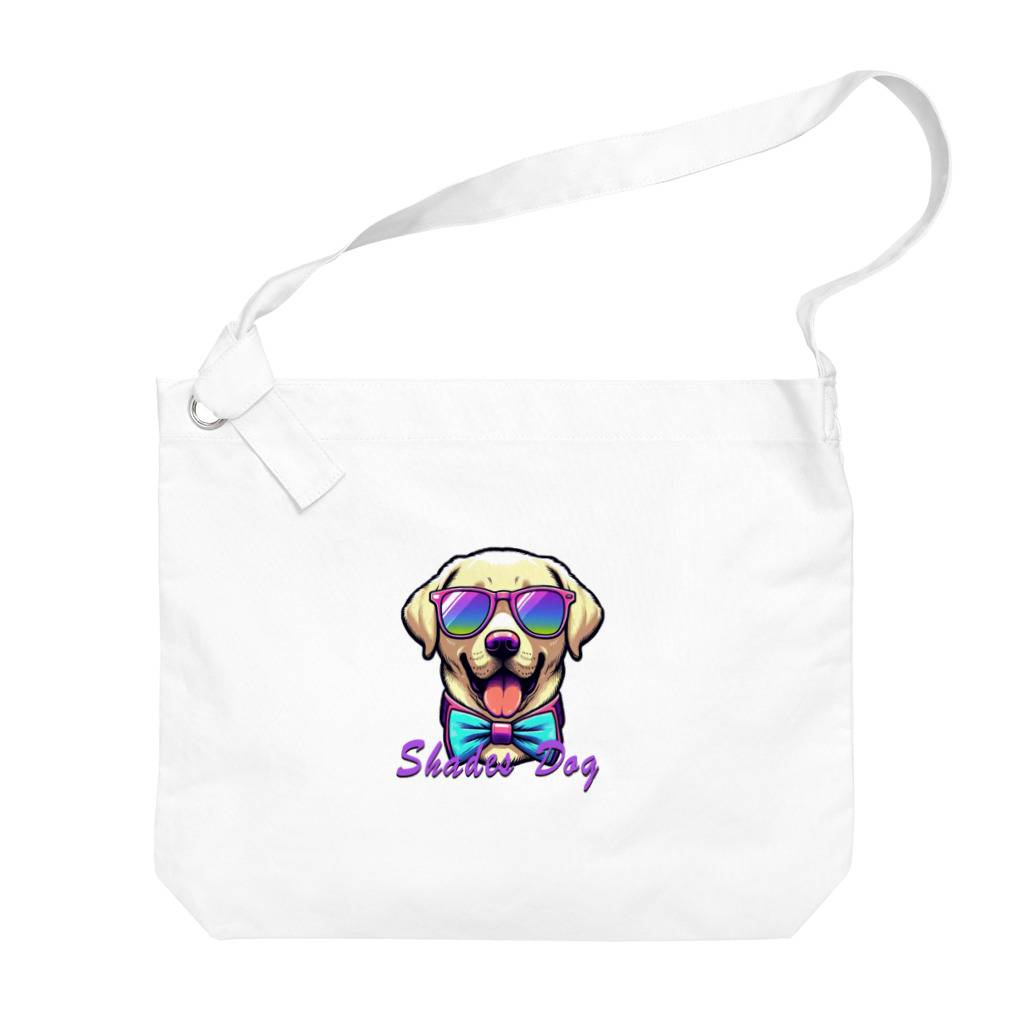 Shades DOGのラブラドールレトリーバー（A） Big Shoulder Bag