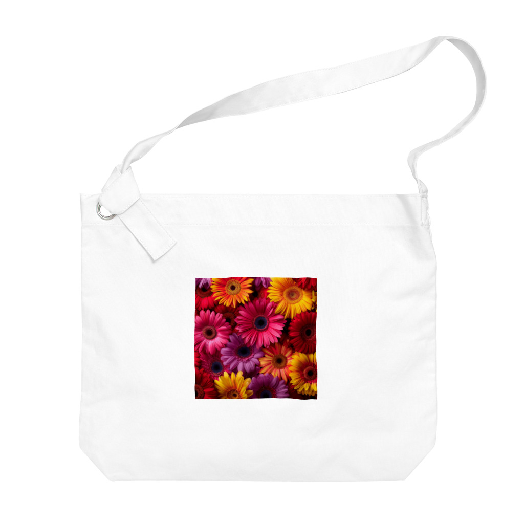 オンラインショップイエローリーフの色鮮やかな花 Big Shoulder Bag