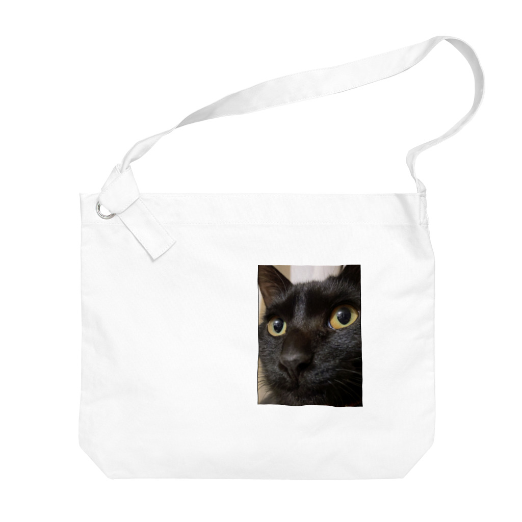 サンサウンドの黒猫天ちゃん Big Shoulder Bag