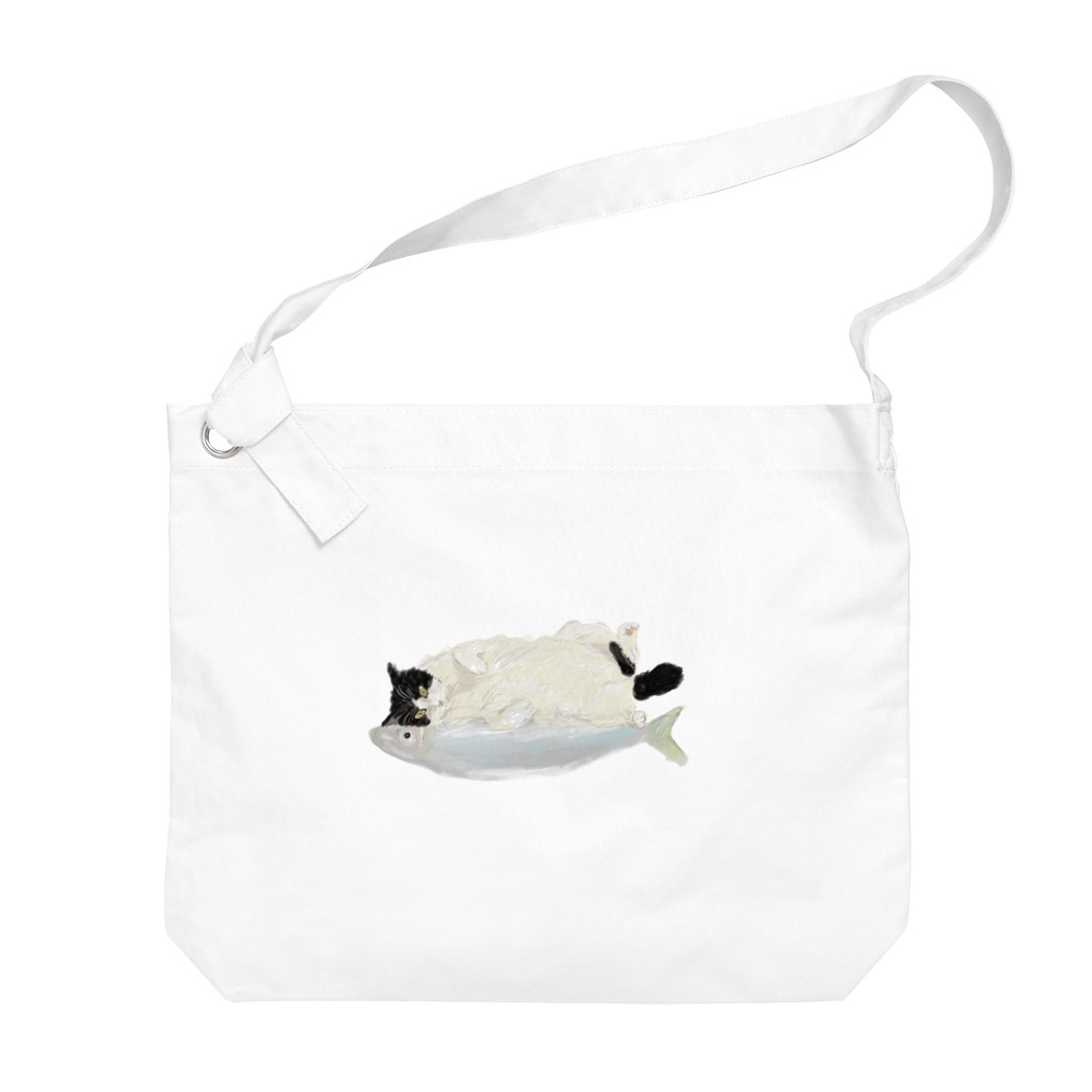 デミの夢見る猫 Big Shoulder Bag