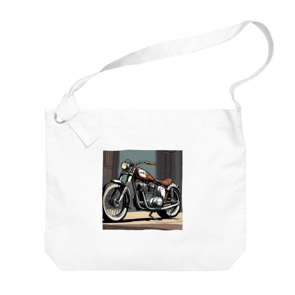 MORIXのクラッシクなバイクのグッツ Big Shoulder Bag