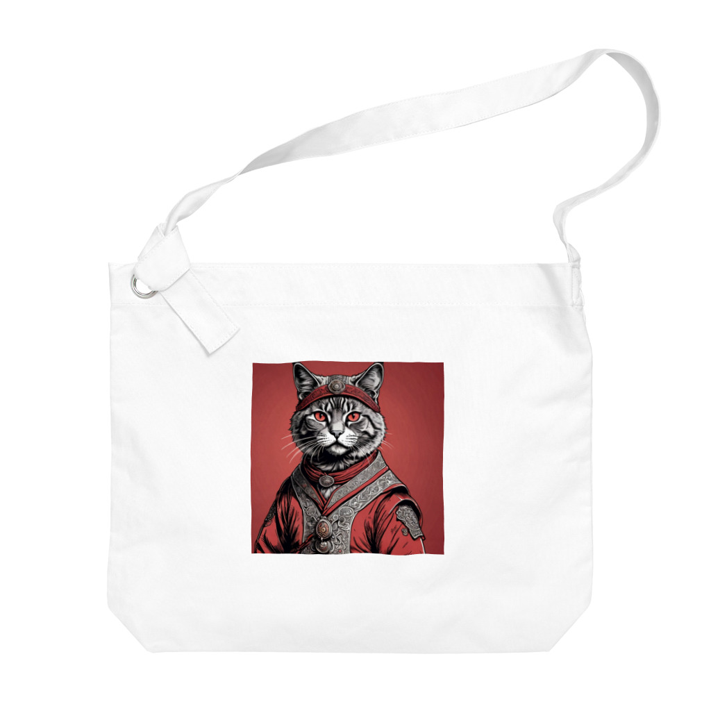 hogarakuの縄文猫 Big Shoulder Bag